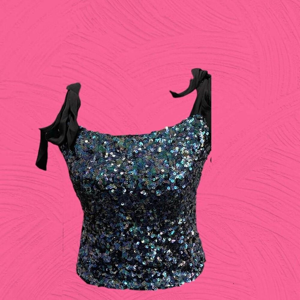 Free People Sequin tank top NWT